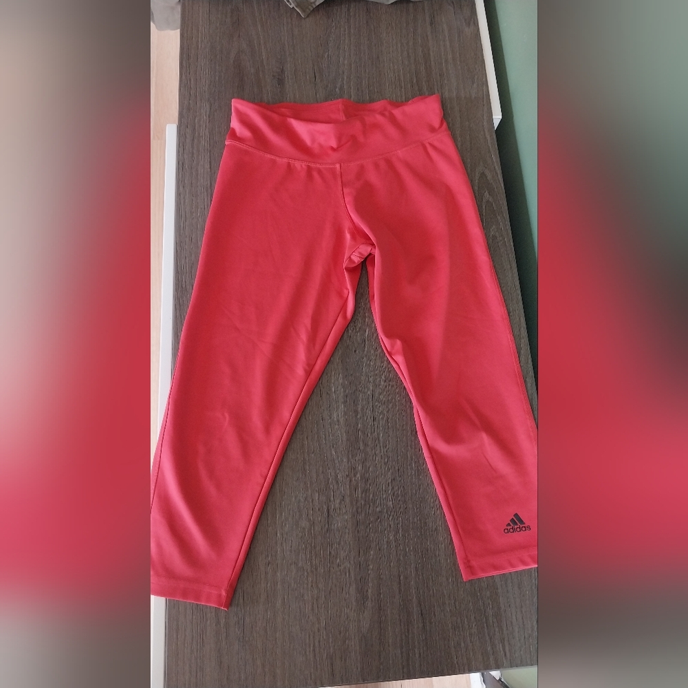 Adidas Red Leggings